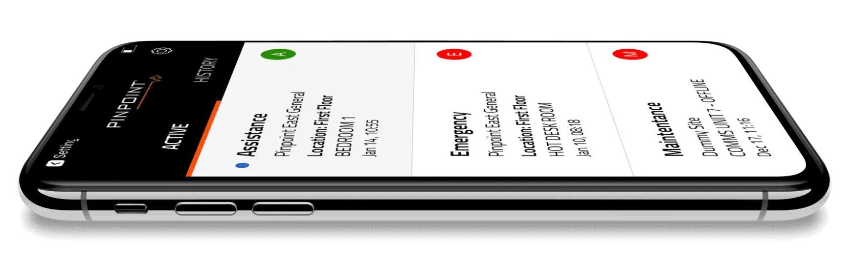 Mobile alert image