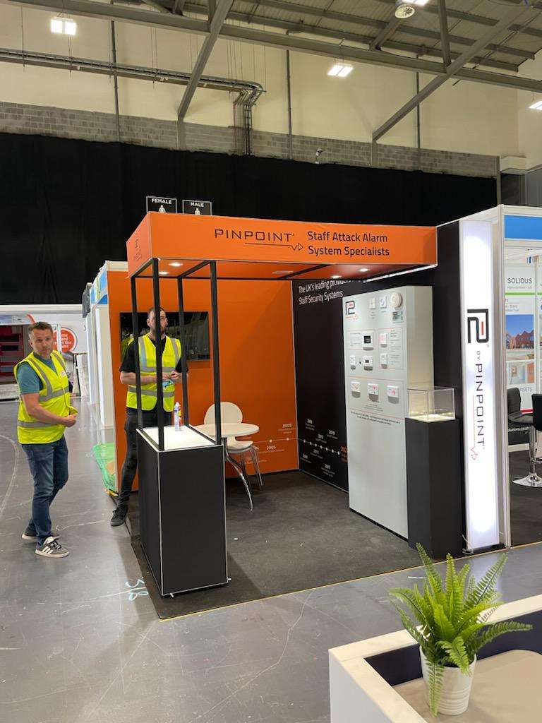 Pinpoint's stand at Design in Mental Health 2022