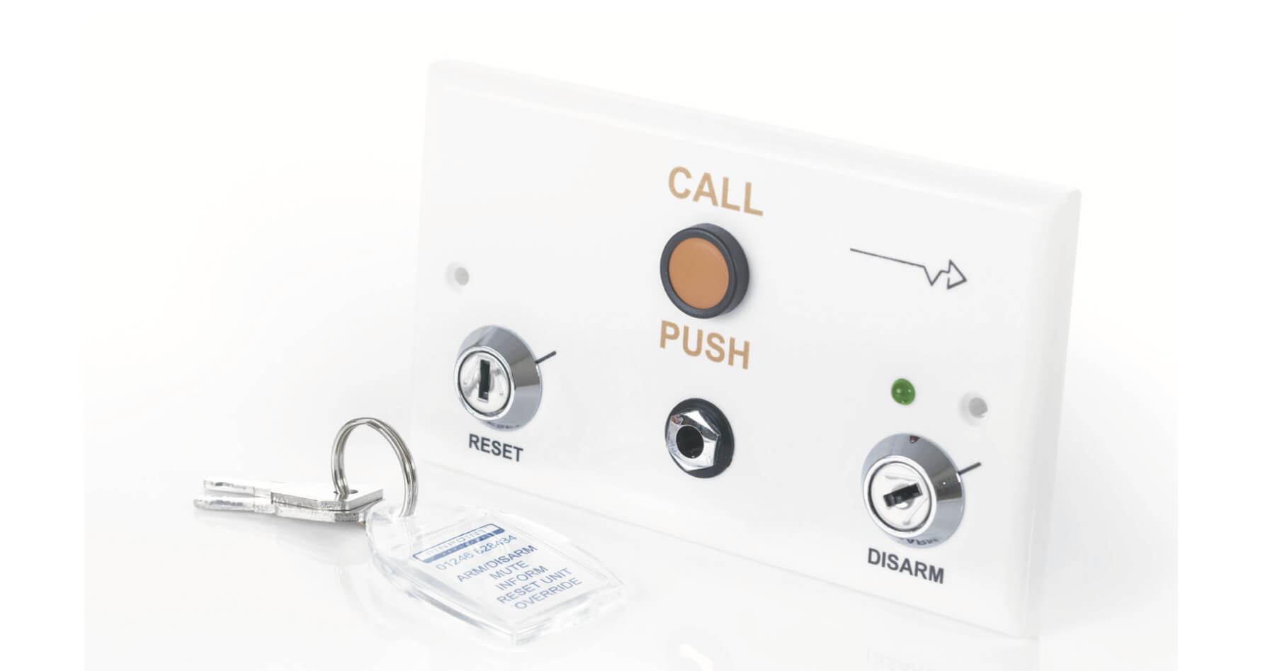 Double gang addressable call button